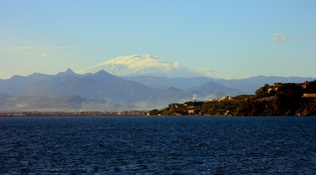 Etna from ferry